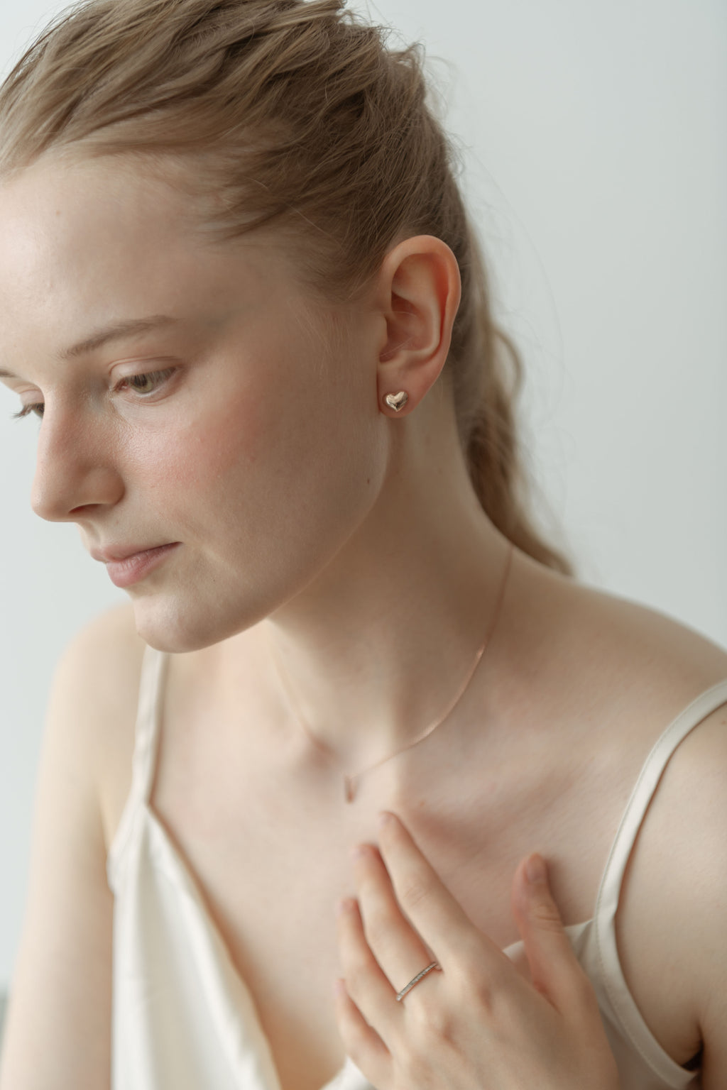 Puffy Heart Pierce / Rose Gold