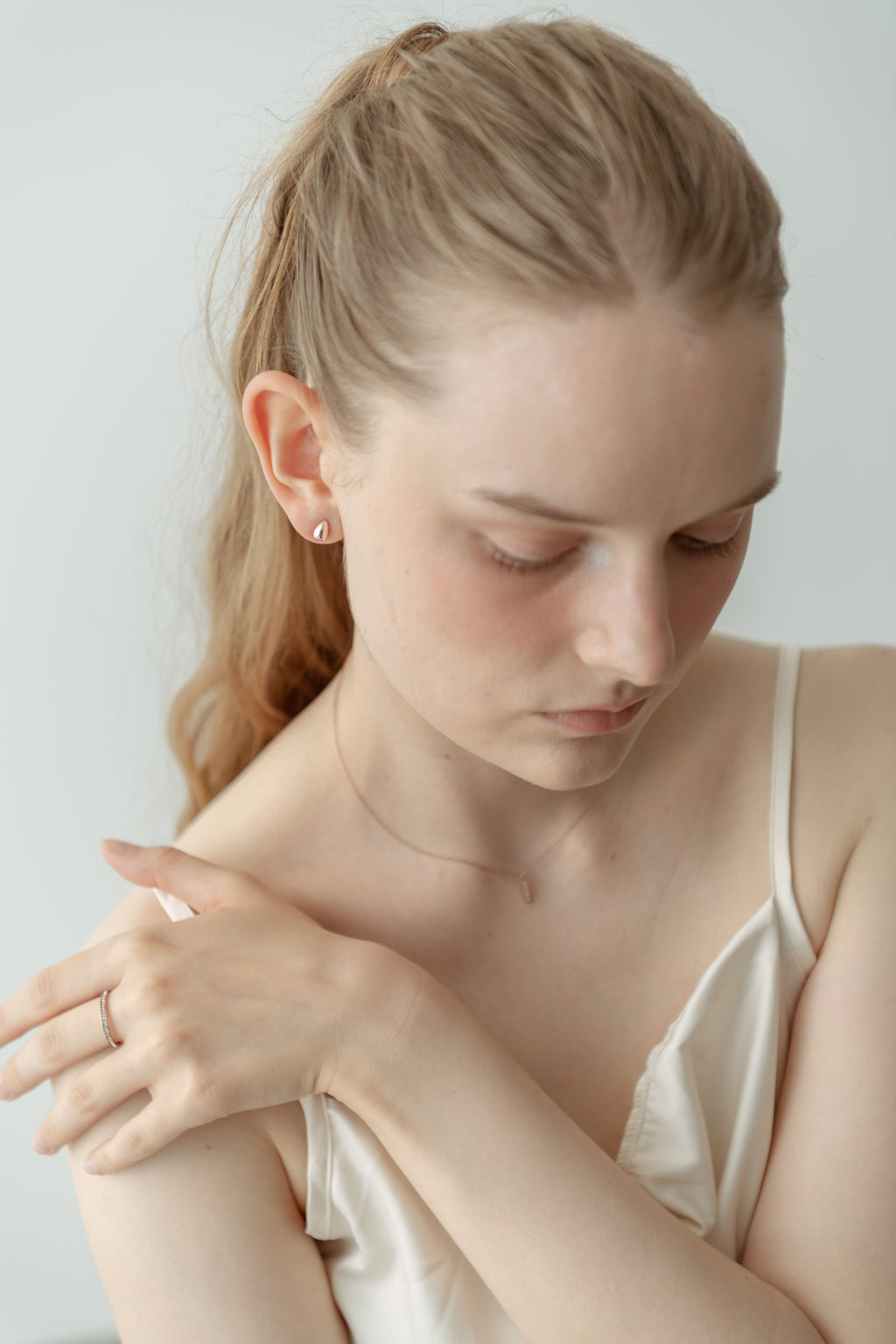 Drop Pierce / Rose Gold