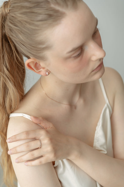 Drop Pierce / Rose Gold