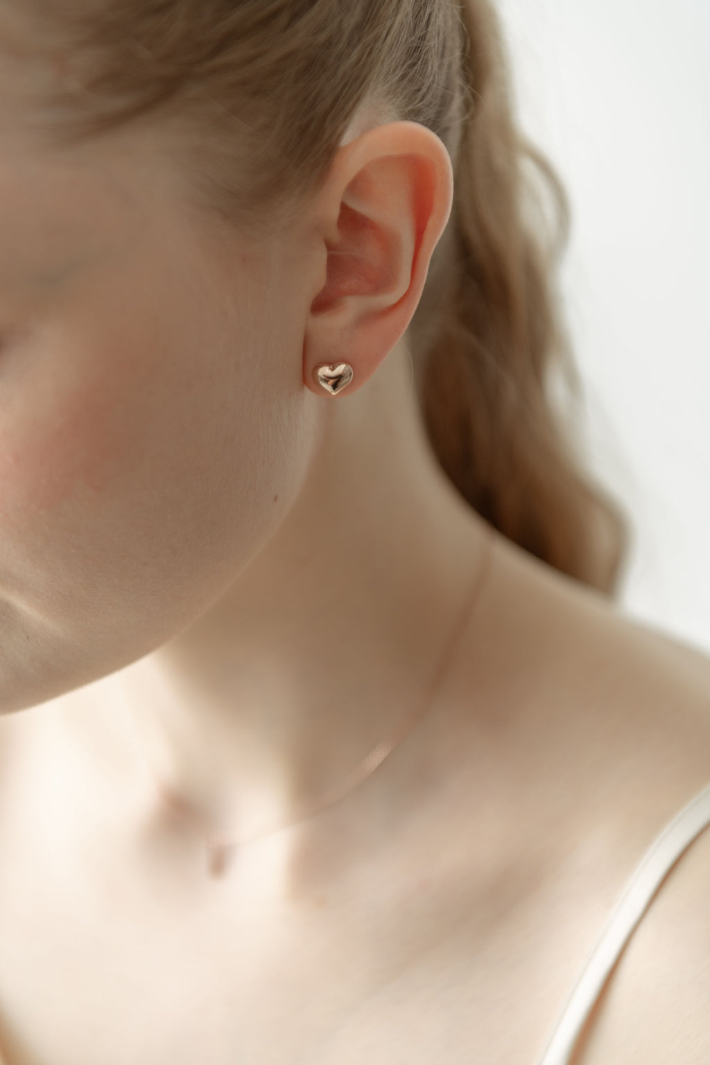Puffy Heart Pierce / Rose Gold