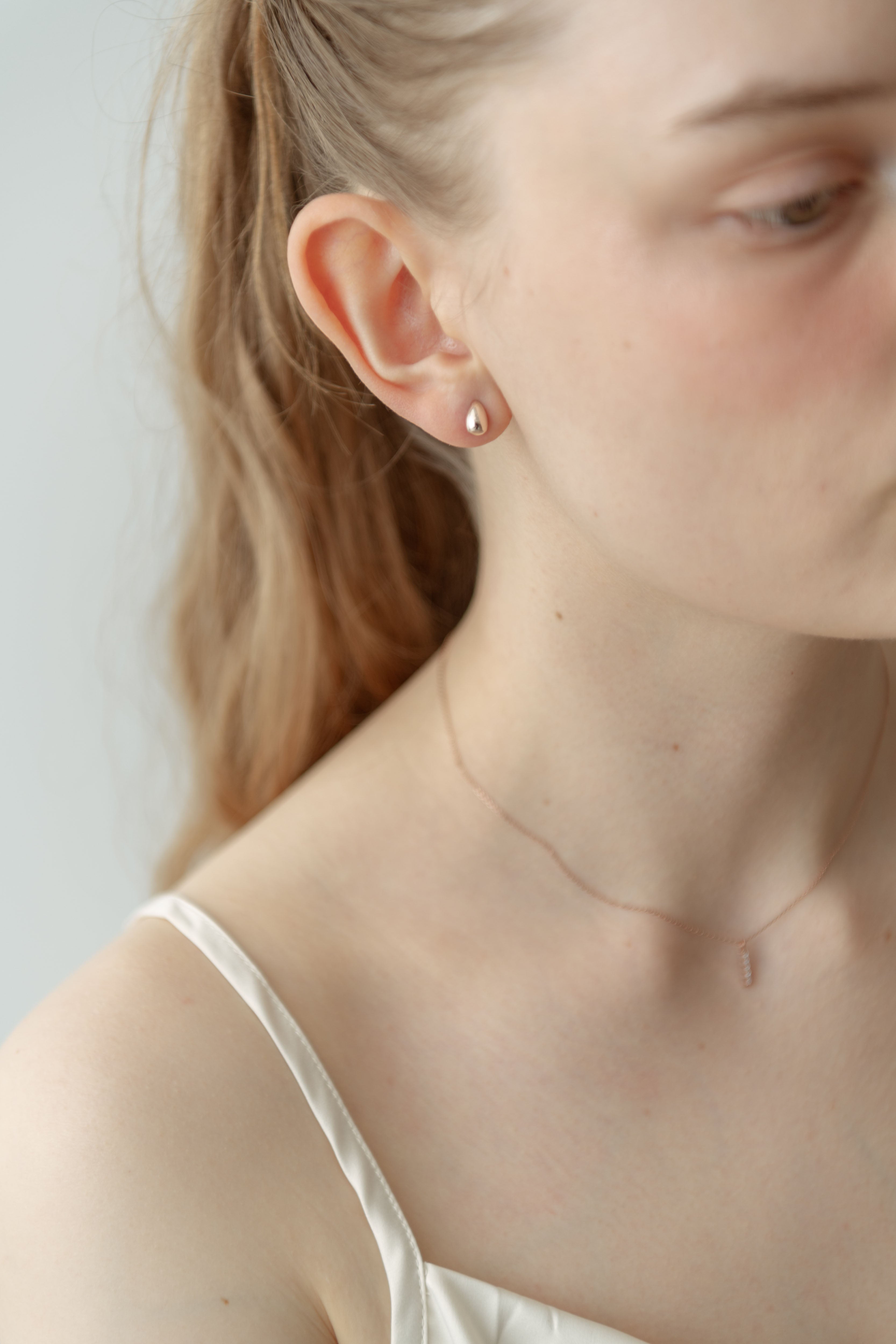 Drop Pierce / Rose Gold