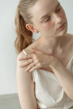 Line Stone Pierce / Rose Gold