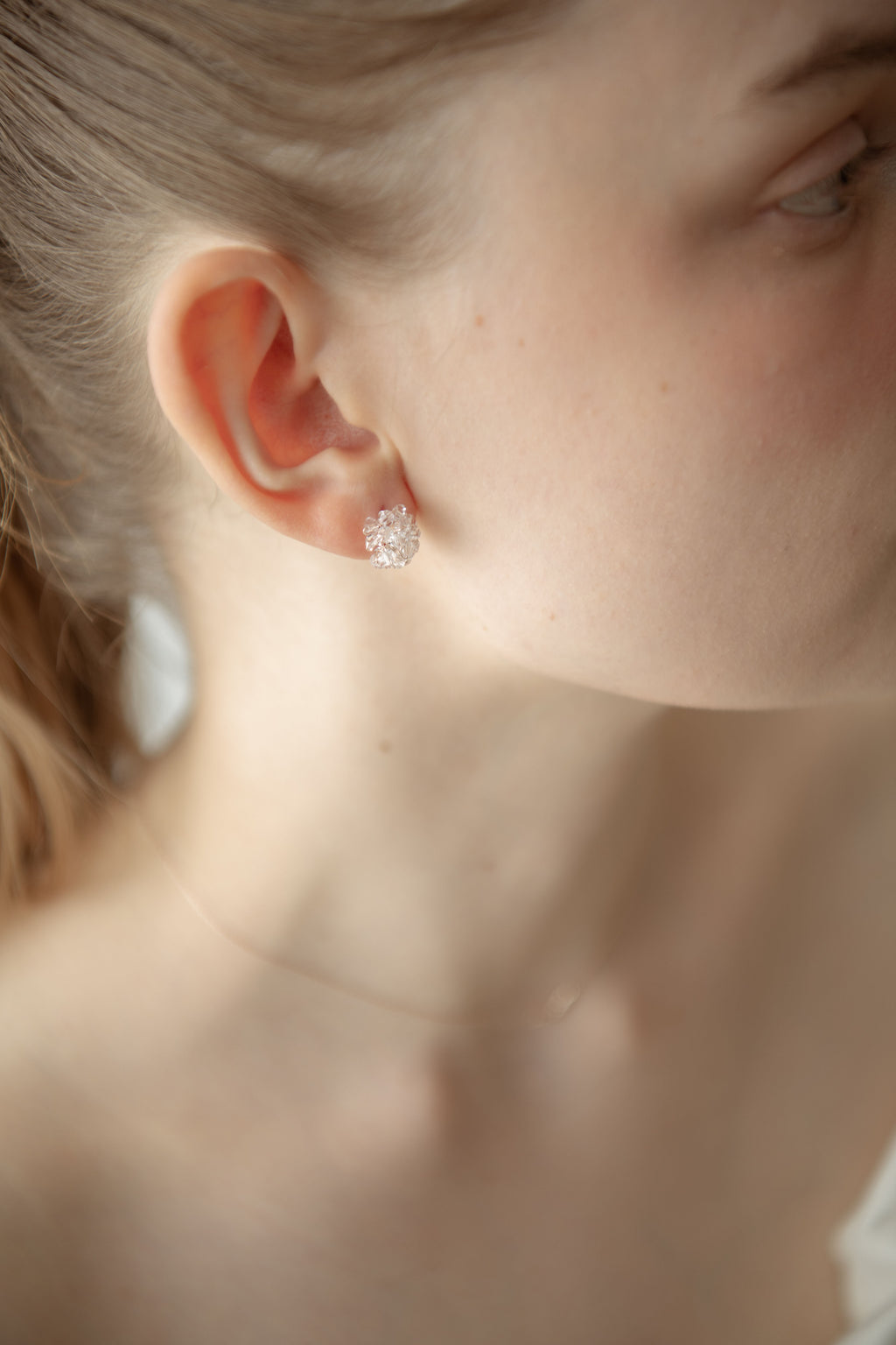 Glass Cluster Pierce / Rose Gold
