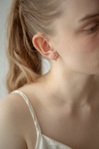 Thin Hoop Pierce / Rose Gold
