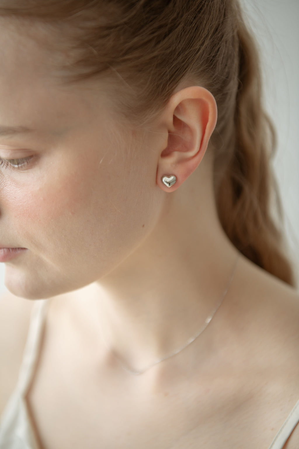 Puffy Heart Pierce / Silver