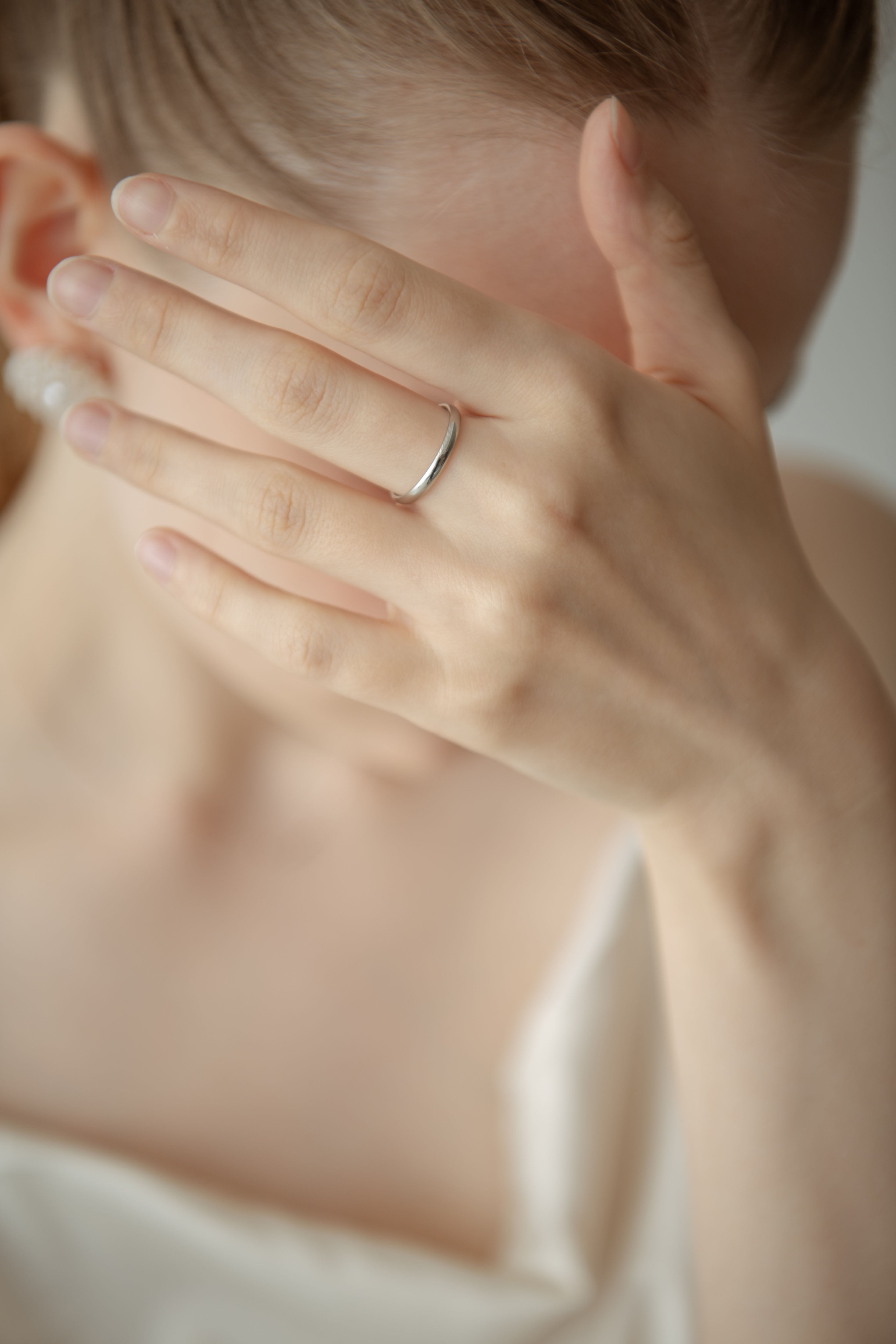 Minimal Thin Ring / Silver