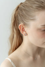 Clair Flower Pierce / Silver