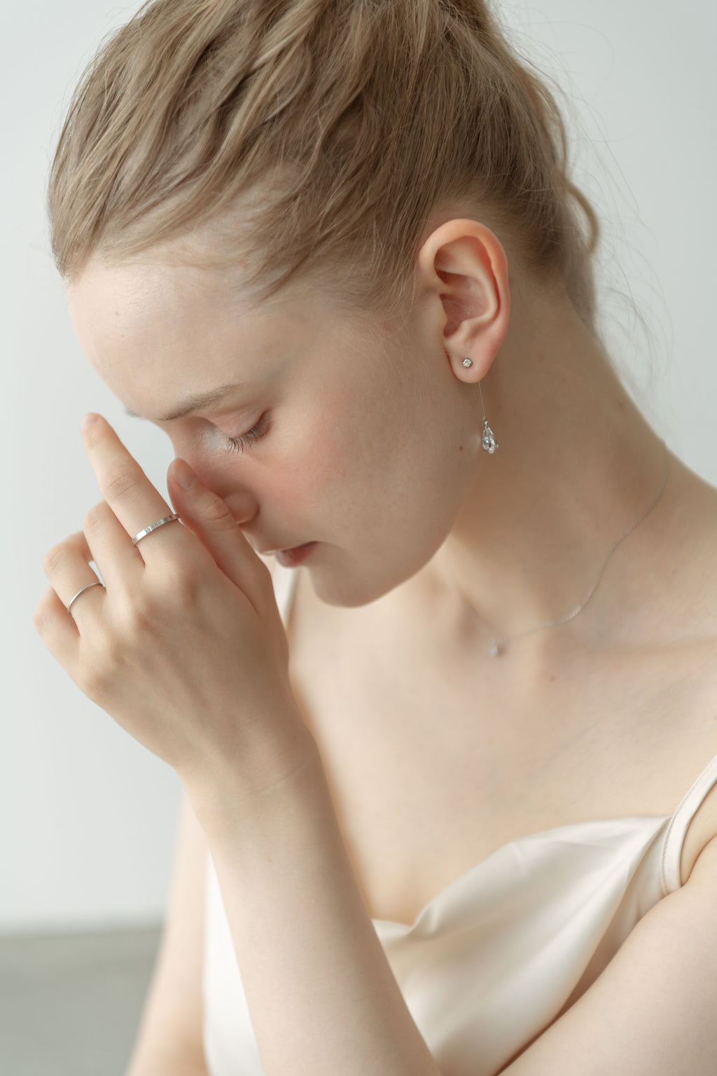 Grace Drop Pierce / Silver