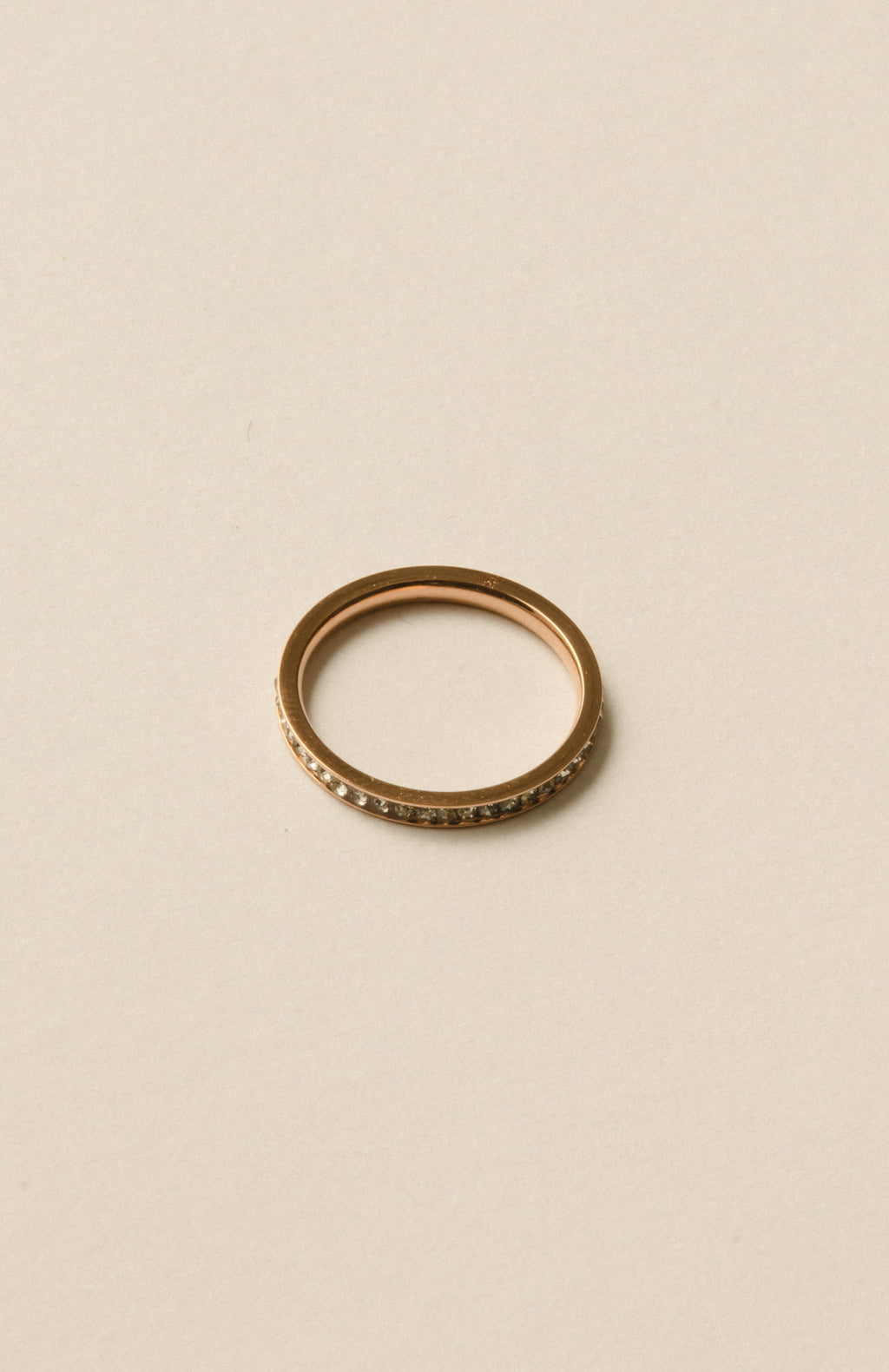 Eternal Stone Ring  / Rose Gold