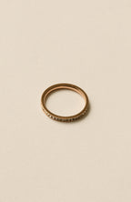 Eternal Stone Ring  / Rose Gold