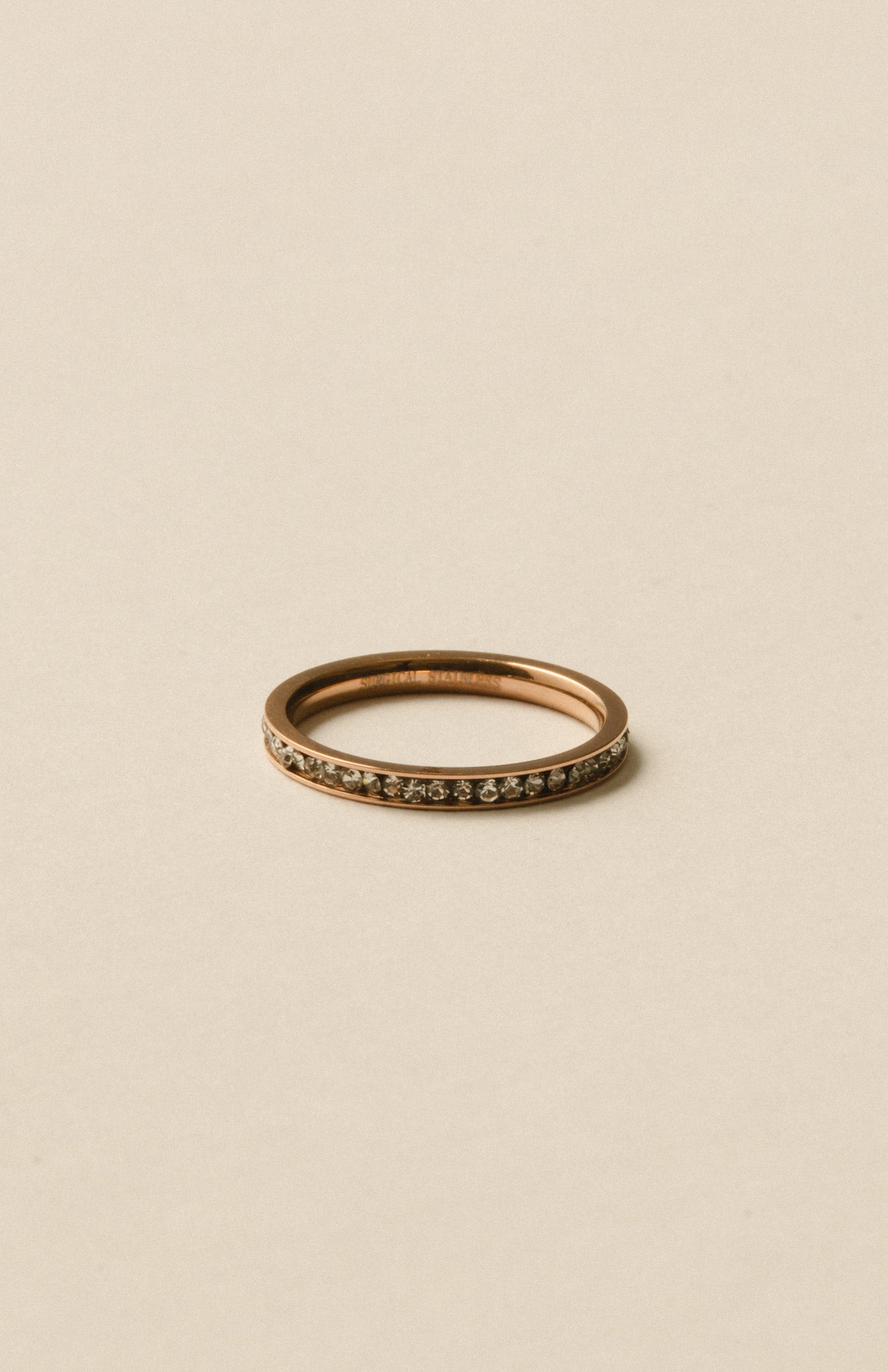 Eternal Stone Ring  / Rose Gold