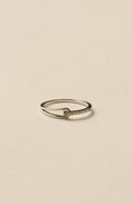 Tear Line Ring / Silver