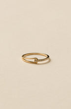 Tear Line Ring / Gold