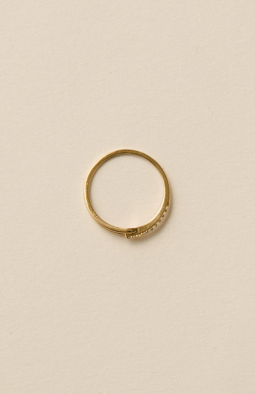 Tear Line Ring / Gold