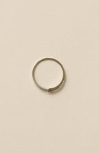 Tear Line Ring / Silver