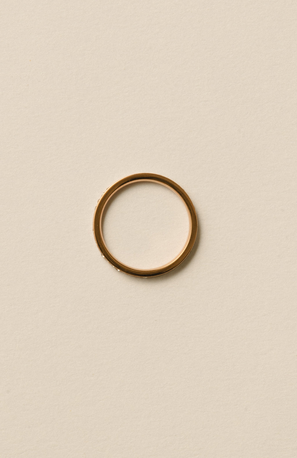 Eternal Stone Ring  / Rose Gold