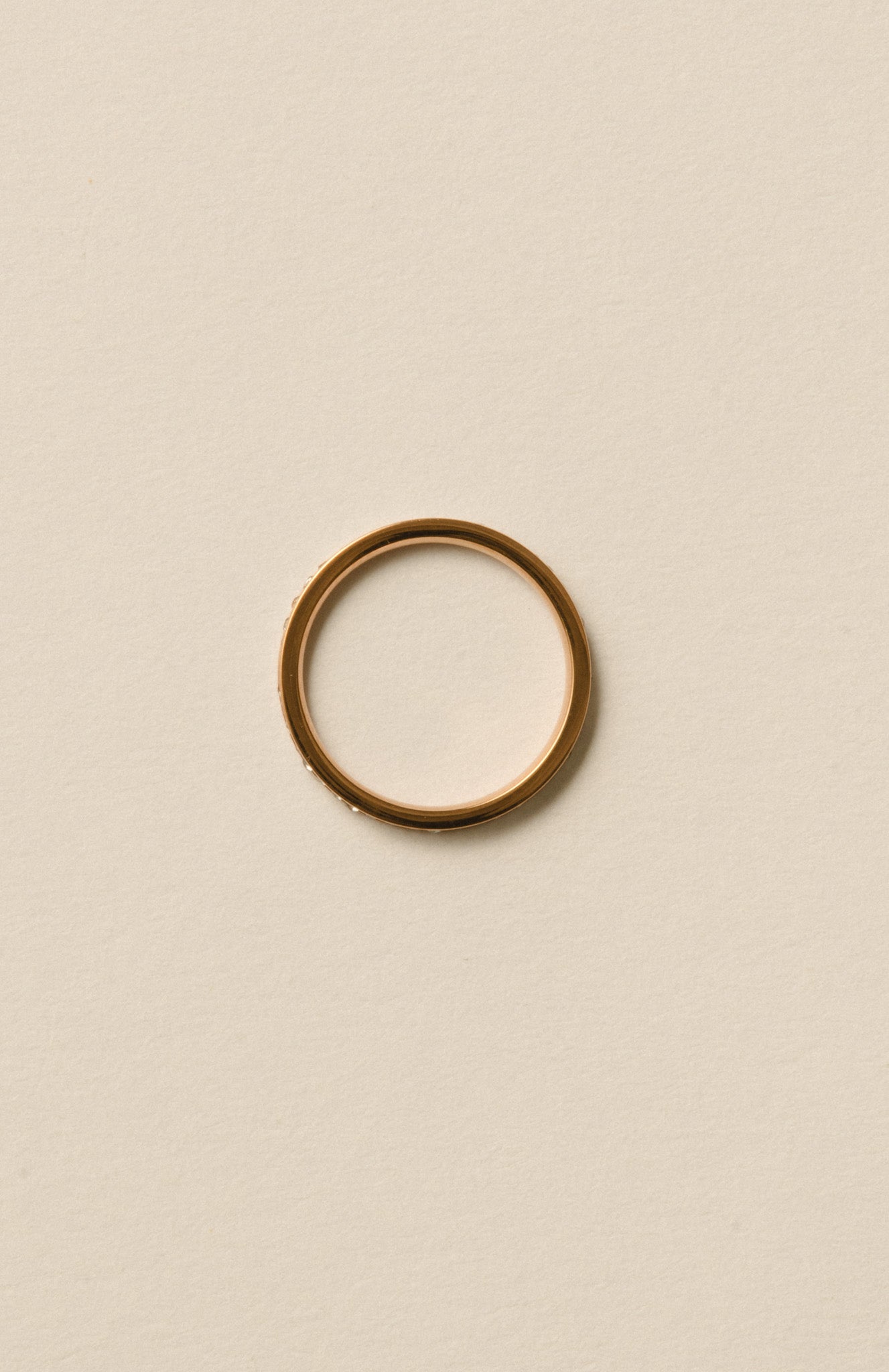 Eternal Stone Ring  / Rose Gold
