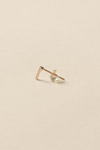 Line Stone Pierce / Rose Gold