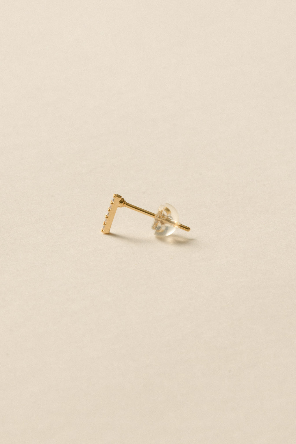 Line Stone Pierce / Gold