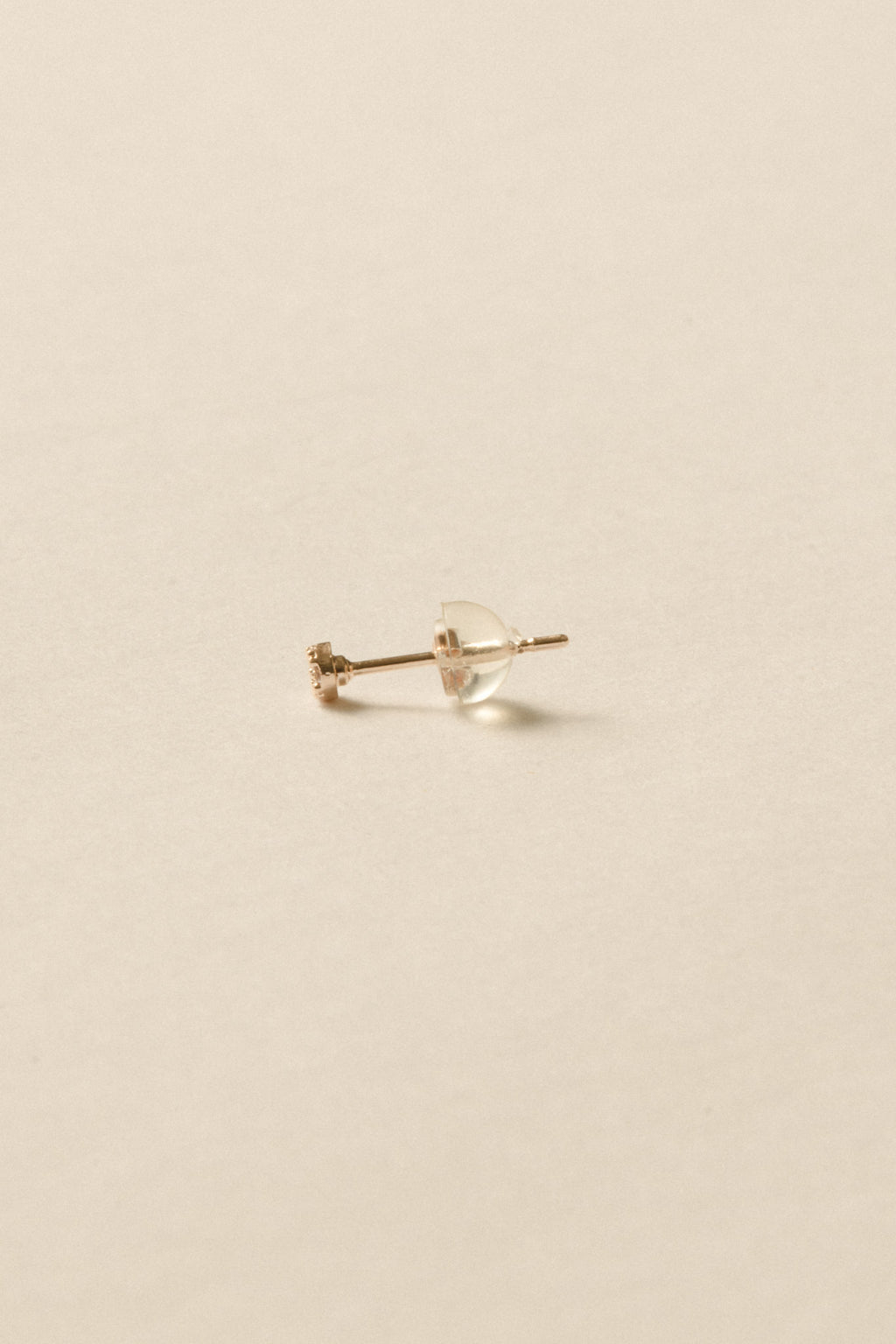 Tiny Stone Pierce  / Rose Gold