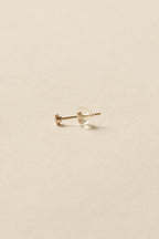 Tiny Stone Pierce  / Rose Gold