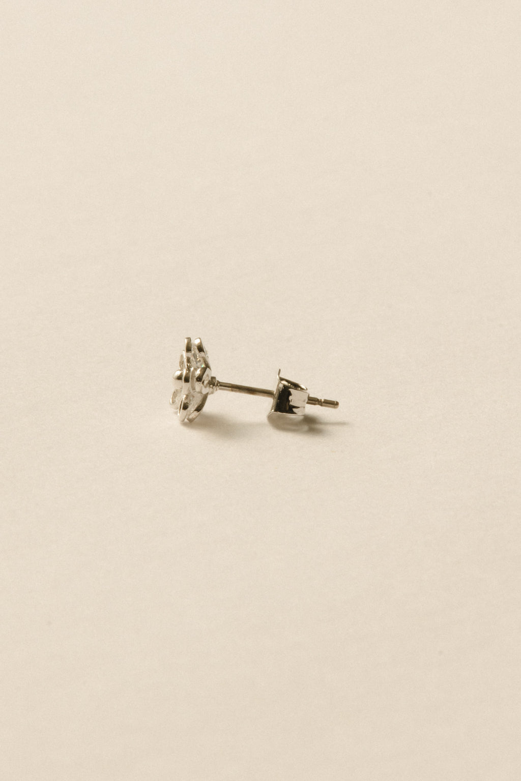 Clair Flower Pierce / Silver