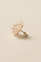 Fleur Glass Pierce / Rose Gold