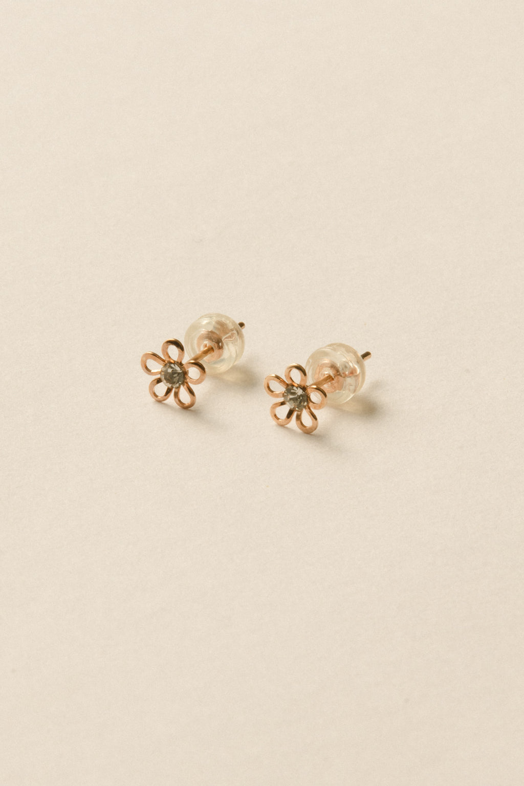 Petit Flower Pierce / Rose Gold
