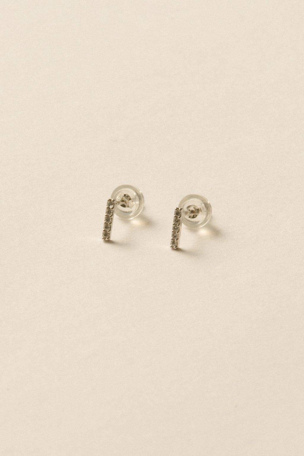 Line Stone Pierce / Silver