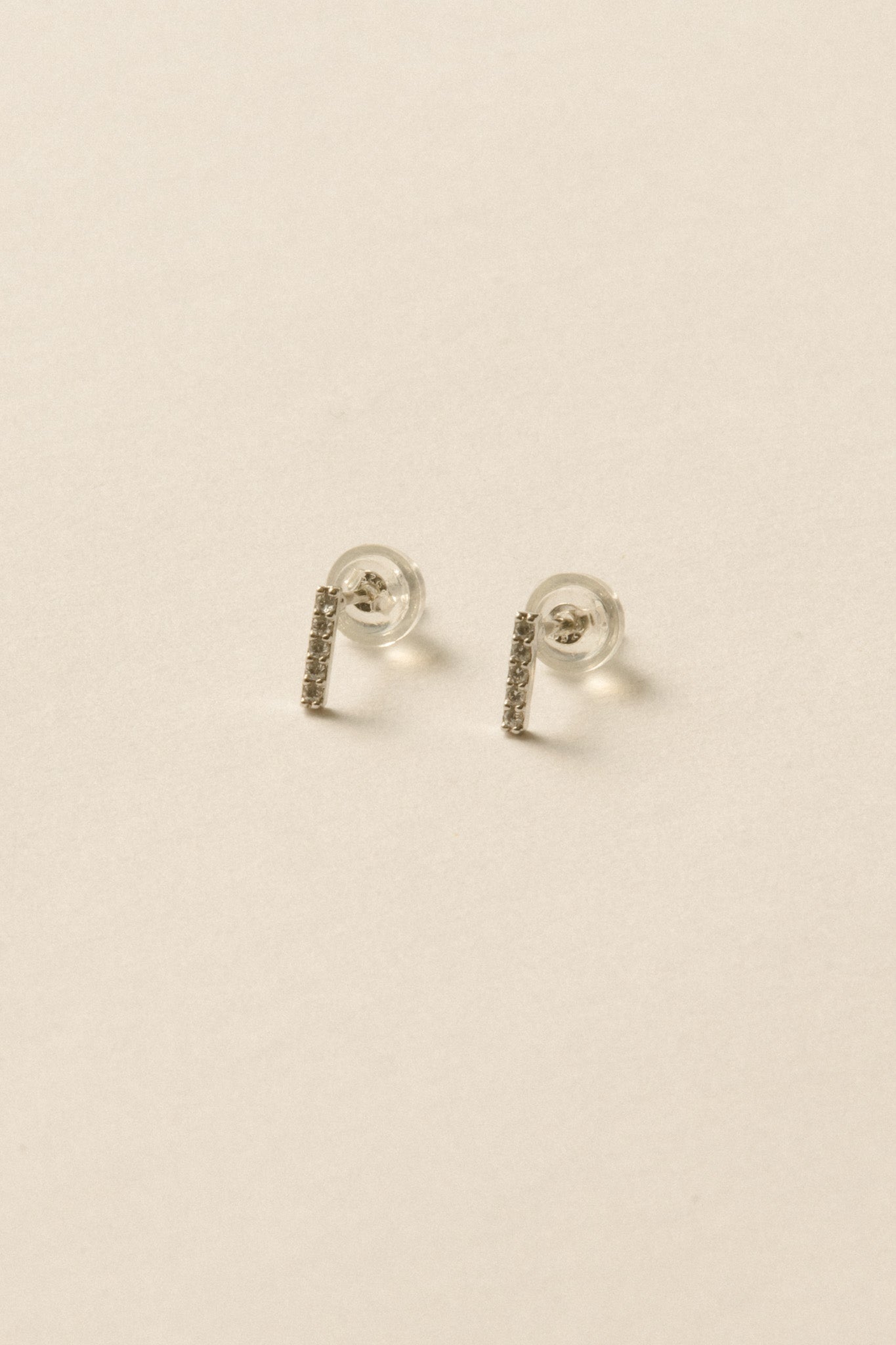 Line Stone Pierce / Silver
