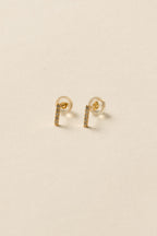 Line Stone Pierce / Gold
