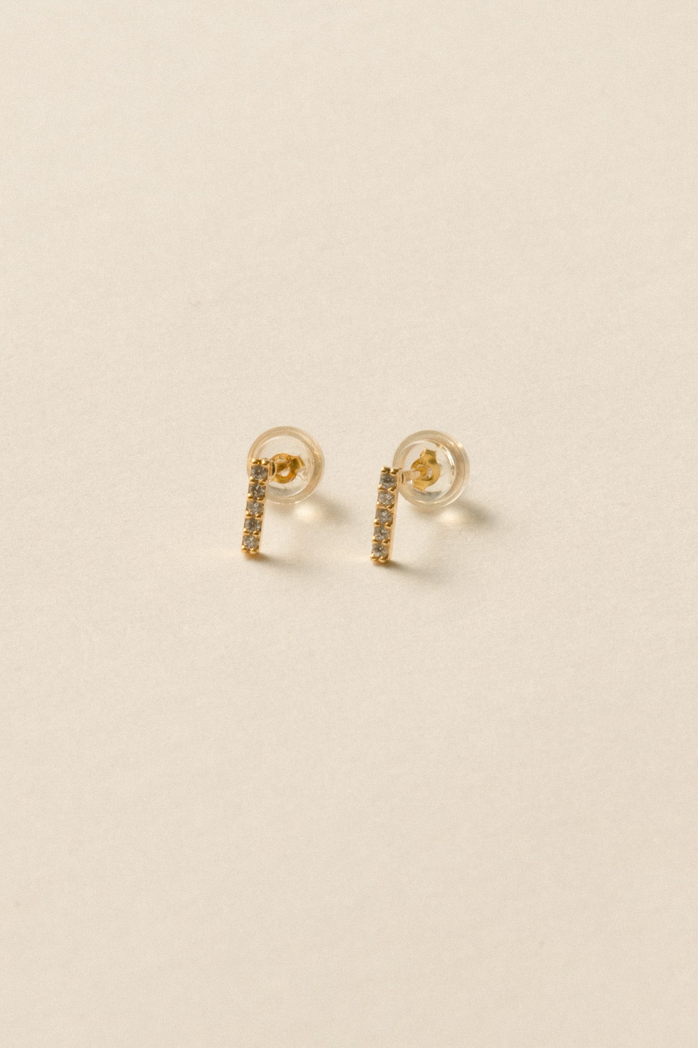Line Stone Pierce / Gold