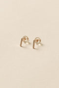 Line Stone Pierce / Rose Gold