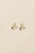 Tiny Stone Pierce / Silver