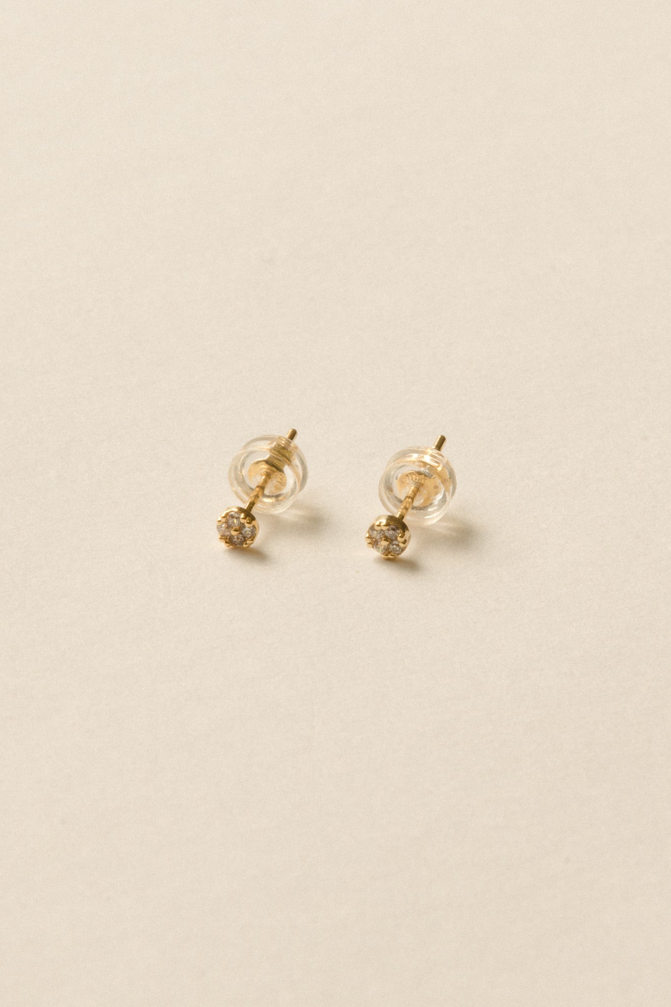 Tiny Stone Pierce / Gold