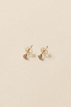Tiny Stone Pierce  / Rose Gold
