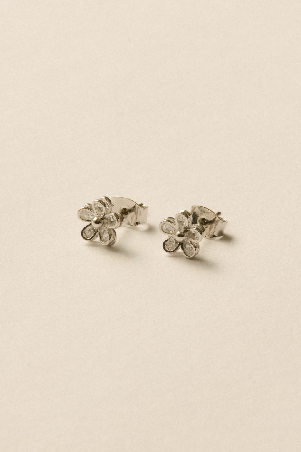 Clair Flower Pierce / Silver