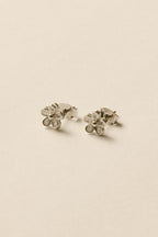 Clair Flower Pierce / Silver