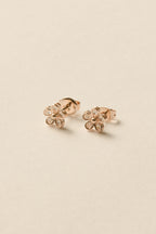 Clair Flower Pierce / Rose Gold