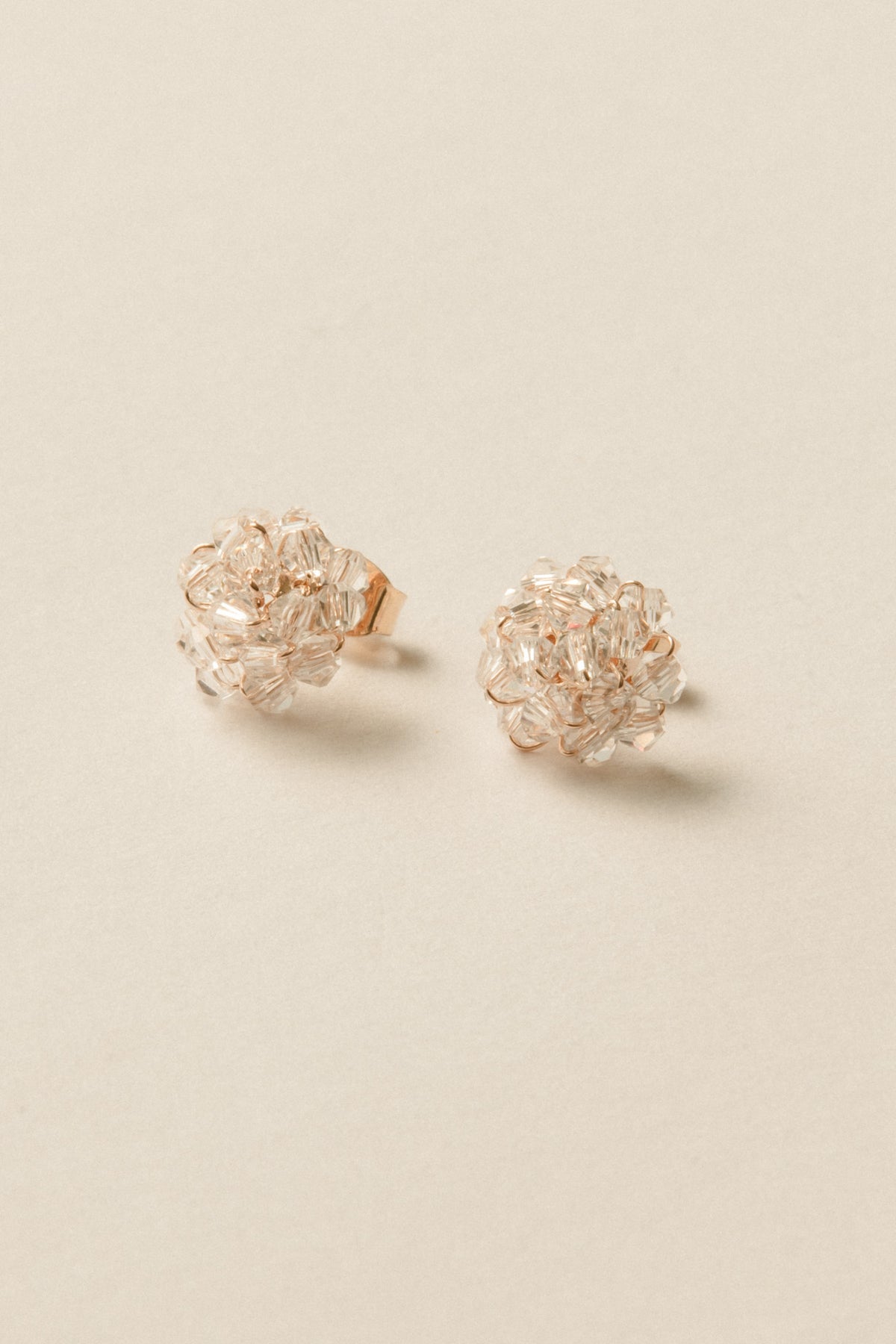 Glass Cluster Pierce / Rose Gold