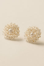 Pearl Wreath Pierce / Gold