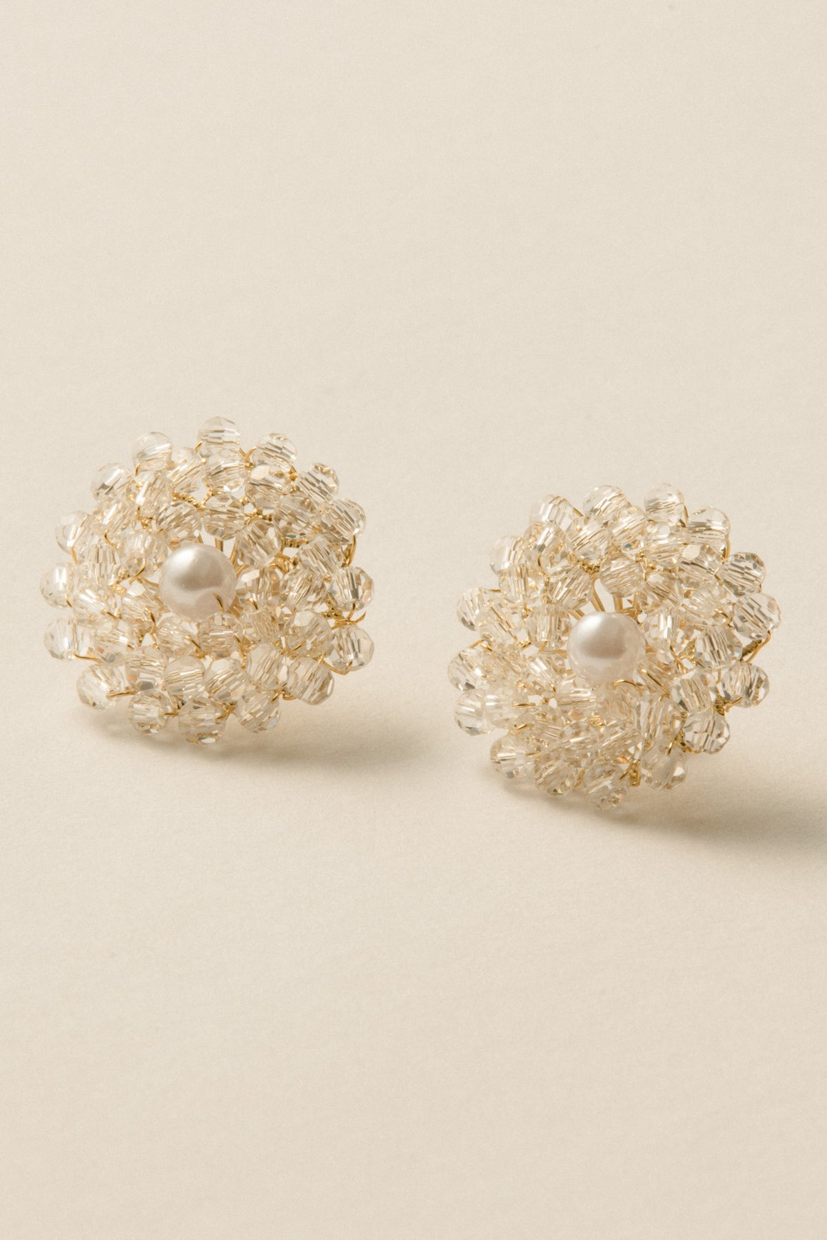 Pearl Wreath Pierce / Gold