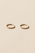 Thin Hoop Pierce / Rose Gold