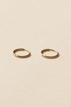 Thin Hoop Pierce / Rose Gold