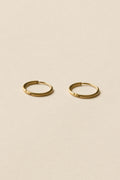 Thin Hoop Pierce / Gold