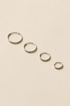 Thin Hoop Pierce / Silver