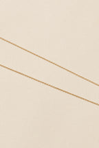 Triple Stone Line Necklace / Gold