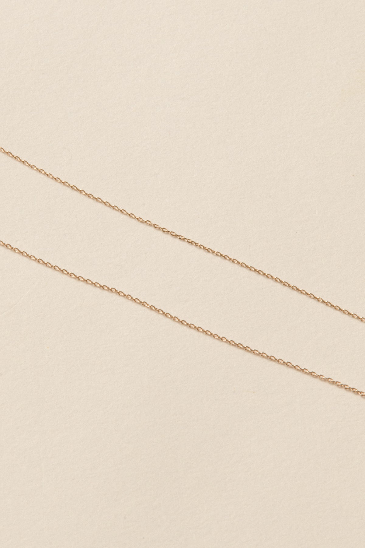 Flower Stone Necklace / Rose Gold