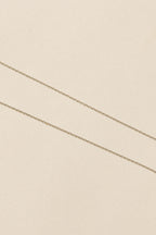 Stone Bar Necklace  / Silver