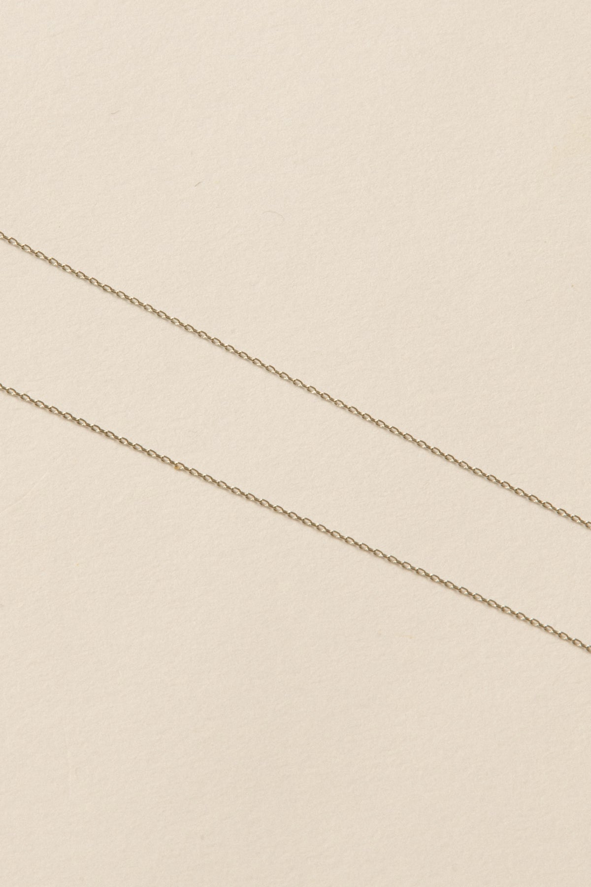 Drop Stone Necklace / Silver